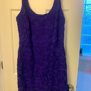 Ralph Lauren NWT Purple Lace Dress